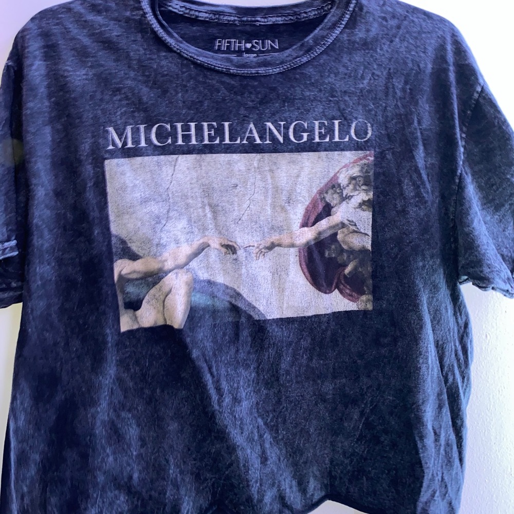Denim Wash Crop Top
